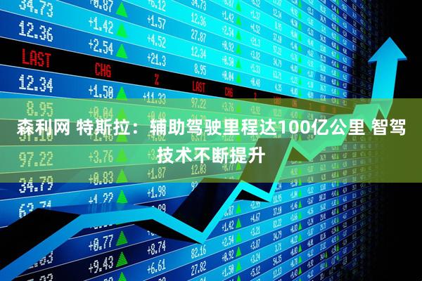 森利网 特斯拉：辅助驾驶里程达100亿公里 智驾技术不断提升
